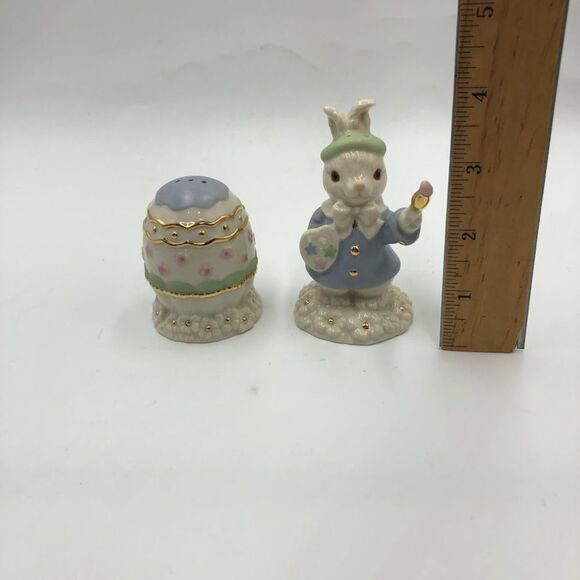 Lenox Occasions Easter Bunny and Egg Salt and Pepper Shaker Set Seasonal Decor - Picture 10 of 12